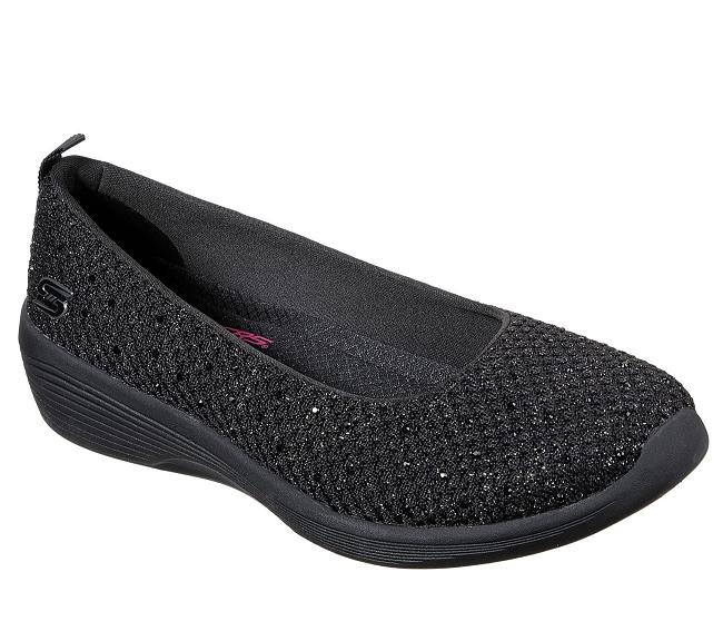Zapatos con Plataforma Skechers Mujer - Arya Negro QNDBV3647